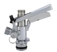 Vvikizy U Shaped Beer Keg Coupler, Stainless Steel 304 Brass Connector for Draft Beer Machine Tap Tower, with Wine Spear for Home Bar Restaurant