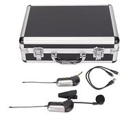 Vvikizy UHF Wireless Instrument Mic, 360° Rotating Fixed Clip Auto Connection Instrument Microphone 16 Groups Frequency Mic Clear Pickup Microphone for Saxophone Trumpet Clarinet
