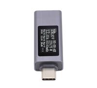 Vvikizy USB Tester, Multifunction Digital Multimeter for Voltage Current Power Energy Capacity Timing, with 0.77in Display and 12A High Current Terminals
