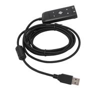 Vvikizy USB to 3.5mm Jack Adapter, Virtual 7.1 Surround Sound with LED Indicator and Mic Mute, Compatible with PC Series X S One