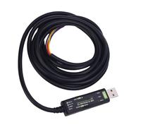 Vvikizy USB to RS232 RS485 Adapter Cable FT232RNL Chip 2m with TVS Guard Self Recovery Fuse LED Indicators for 10 8.1 8 7 Smartphone OS X