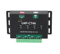 Vvikizy USB to RS485 Converter, USB to 4 Way RS485 Adapter, USB Serial Port Module with CH344Q SP3485 Chip, 480Mbps, 5.08mm Terminal, Protection Overcurrent Surge Prevention