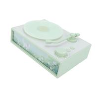 Vvikizy Vintage Bluetooth Record Player with Diffuser for Home Use Plastic Material (Green)