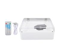 Vvikizy Vintage CD Player, BT 5.0 Portable CD Music Player with Remote Control Multi Format Playback Built in 2000mAh Battery Stereo Speakers for Home Office (White)