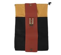 Vvikizy Waist Apron, Picking Bag Canvas Leather Picking Pouch Waist Hanging Fruit Harvest Bag, Orchard, Gathering Bag for Outdoor Foraging Bag for Harvest, Vegetables, Fruits (Black)