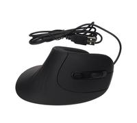 Vvikizy Wired Vertical Mouse, 6 Buttons 800 1200 2000 3200 DPI Ergonomic USB Mouse for PC Laptop, with Mute Design for Office Library