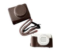 Vvikizy ZV-1M2 Camera Case Stylish Protector with Full Access Design for ZV1F/ZV-1M2 Users Soft Synthetic Leather 1 Unit (Coffee)