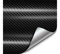 VViViD Black True R Carbon Fiber Vinyl Wrap Roll with Air Release Technology (2 Foot by 5 Foot)