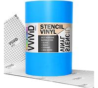 VViViD Blue Stencil Vinyl Masking Film with Anti-Bleed Technology (12" x 6ft)
