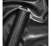 VViViD Bycast65 Black Gloss Top-Grain Faux Leather Marine Vinyl Fabric (1.5ft x 54")