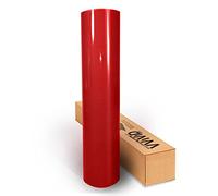 VViViD Red High Gloss Realistic Paint-Like Microfinish Vinyl Wrap Roll XPO Air Release Technology (17.9in x 60in)