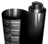 VViViD+ Ultra Gloss Black Metallic Diamond Crystal Vinyl Car Wrap (3ft x 5ft)