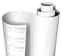 VViViD+ Ultra Gloss Premium Vinyl Car Wrap Film (1ft x 5ft, Gloss White)