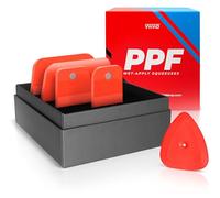 VViViD Wet-Apply PPF Squeegees 5 PCS, 4 x Scratch-Free TPU Squeegees and 1 x PET Squeegee for Paint Protection Film Installation, Windows, Mirrors, Flat and Curved Areas, Magnetic