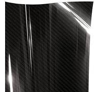 VViViD XPO Black Carbon Gloss Tek R, 3 Layer 3D Realistic True Carbon Fiber Look Cast Vinyl Wrap (17.75 Inch x 5ft)