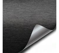 VVIVIDÃ?® Black Brushed Steel 5ft x 1ft NEW Vinyl Wrap Roll with Air Release Technology by VViViD