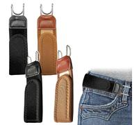 VVJIJILLY No Buckle Belts for Men Adjustable Elastic Strap, Buckle Free Belts for Men Comfortable Stretch Fit for Jeans Pants, Belts Easy Wear Design With Strong Belts Loops Support for Daily Use