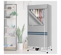 VVLXRIC Air Dryer Clothes, Fast Drying Intelligent Constant Temperature Clothes Drying Rack Heated, Time Saving Large Space Heated Air Dryers Clothes Indoor for Home Use,Grey