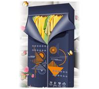 VVLXRIC Clothes Dryer Electric Indoor, Fast Drying Intelligent Constant Temperature Electric Airer Clothes Dryer, Touch Screen Save Time Heated Clothes for Home Use,A