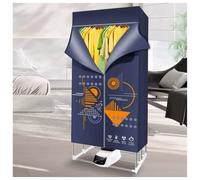 VVLXRIC Dryer, Multi-Speed Intelligent Constant Temperature Electric Clothes Airer Indoor Heated, Power Saving Large Space Electric Airer Haze Weather,A