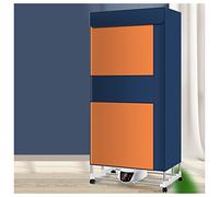 VVLXRIC Electric Dryer, Multiple Gears Remote Control Clothes Dryer Indoor, Time Saving Touch Screen Drying Rack Laundry Heated Energy Saving,Blue