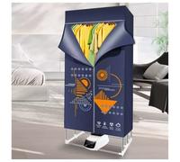 VVLXRIC Heated Air Dryer, Multiple Gears Overheat Protection Air Dryer Clothes, Touch Screen Save Time Indoor Clothes Dryer Energy Saving,A
