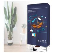 VVLXRIC Heated Airers Clothes Indoor Electric With Cover, Overheating Protection Fast Drying Air Dryers, Save Electricity Save Time Clothes Dryer Indoor Rainy Weather,B