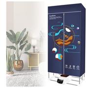 VVLXRIC Heated Clothes Airer Electric, Multiple Gears Fast Drying Electric Heated Clothes Airer, Large Space Power Saving Heated Airers Energy Saving,B