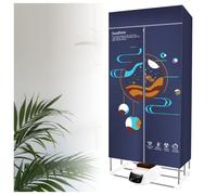 VVLXRIC Heated Clothes Dryer, Overheating Protection Fast Drying Heated Airer Cover Only, Large Space Touch Screen Air Dryers Clothes Indoor Electric Wet Weather,B