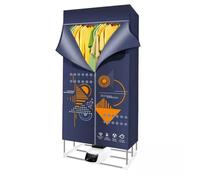 VVLXRIC Heated Clothes Horse, Fast Drying Overheating Protection Electric Airer Cover, Save Electricity Save Time Heater Clothes Airer Winter,A
