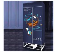 VVLXRIC Heated Clothes, Overheating Protection Multiple Gears Heated Clothes Dryer, Save Time Save Electricity Heated Airer Cover Haze Weather,B