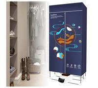VVLXRIC Heated Clothing Rack, Intelligent Constant Temperature Fast Drying Clothes Dryer Electric Indoor, Time Saving Large Space Electric Heated Clothes Dryer Haze Weather,B