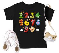 VVNTY Number Day T Shirt Kids Maths T Shirts for Children Numeracy Day Short Sleeve Top 4-8 Years (Black1,140)