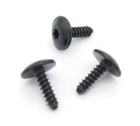 VVO Fasteners- Black Metal Underbody Shields and Insulation Panel Fastener Screws for Audi A3, A6, A8, (Pack of 10)