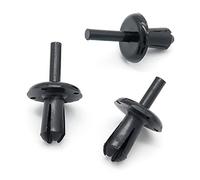 VVO Fasteners- Black Plastic Front Wheel Arch Flare & Trim Moulding Clips for Land Rover Defender, (Pack of 10)