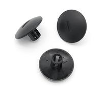 VVO Fasteners- Black Plastic Rear Wheel Arch Lining & Mudguard Clips for Renault Kadjar, (Pack of 10)