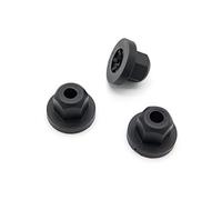 VVO Fasteners- Black Plastic Rear Wheel Arch Lining & Mudguard Nuts for BMW 3-Series, X5, 7-Series, (Pack of 10)