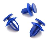 VVO Fasteners- Blue Plastic Front Door Card Clips for Vauxhall Adam, Astra, Cascada, Corsa, Insignia, Meriva, Zafira Tourer, (Pack of 10)