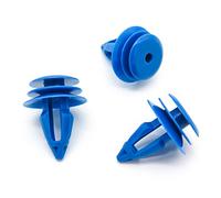 VVO Fasteners- Blue Plastic Front Wheel Arch Flare & Trim Moulding Clips for Land Rover Range Rover Evoque, (Pack of 10)