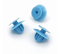 VVO Fasteners- Blue Plastic Front Wheel Arch Flare & Trim Moulding Clips for Mitsubishi Eclipse Cross, L200, Pajero/Shogun, (Pack of 10)