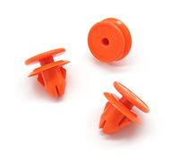VVO Fasteners- Orange Plastic Front Wheel Arch Flare & Trim Moulding Clips for Volvo XC90, XC70, (Pack of 10)