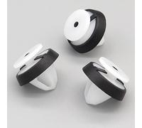 VVO Fasteners Plastic Front Door Card Clip, White (Pack of 10)