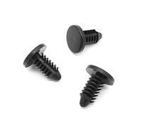 VVO Fasteners Plastic Front Door Weatherstrip Clip, Black (Pack of 10)