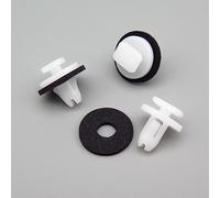 VVO Fasteners Plastic Rear Wheel Arch Flares and Moulding Trim Clip, White (Pack of 10)