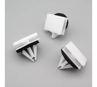 VVO Fasteners Plastic Tailgate Exterior Trim Clip, White (Pack of 10)