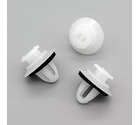 VVO Fasteners Plastic Tailgate Lining Clips and Boot Lid Lining Clip, White (Pack of 10)