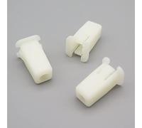 VVO Fasteners- White Plastic Engine Bay Cover, Panel and Shield Screw Grommets for Ford Mondeo, (Pack of 10)