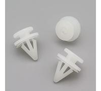 VVO Fasteners- White Plastic Exterior Windscreen/A-Pillar Trim Clips for Citroen C4 Picasso, (Pack of 10)