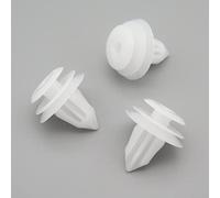 VVO Fasteners- White Plastic Front Door Card Clips for Mitsubishi Outlander, Outlander (Including PHEV), ASX, Eclipse Cross, L200, Mirage, Pajero/Shogun, Lancer Evo X, (Pack of 10)