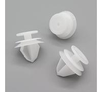 VVO Fasteners- White Plastic Front Wheel Arch Flare & Trim Moulding Clips for Citroen C3, (Pack of 10)